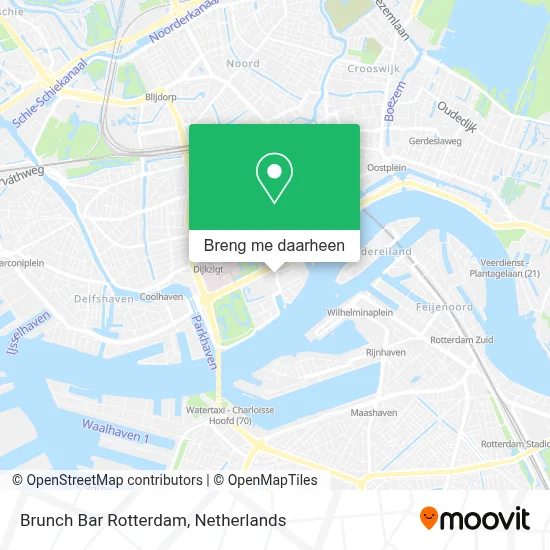 Brunch Bar Rotterdam kaart