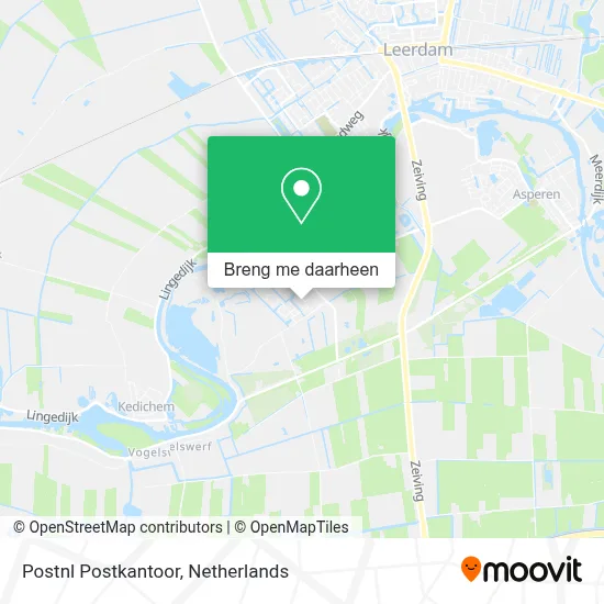Postnl Postkantoor kaart