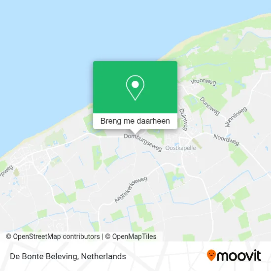 De Bonte Beleving kaart