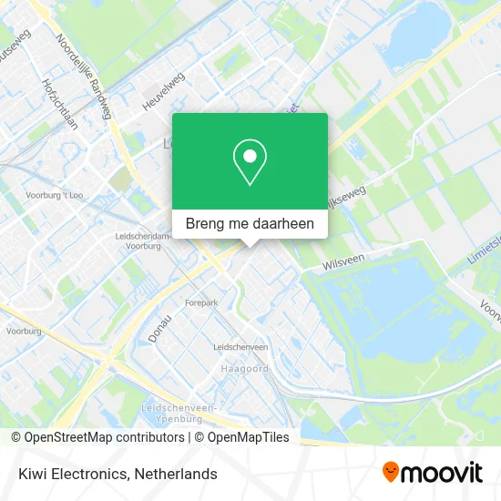 Kiwi Electronics kaart