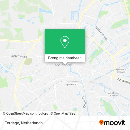 Terdege kaart