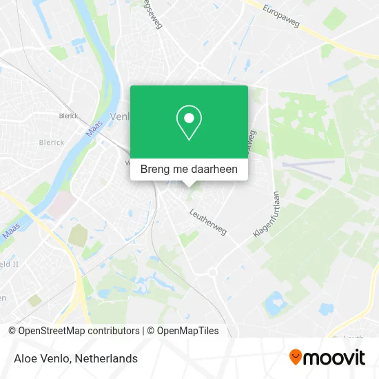 Aloe Venlo kaart