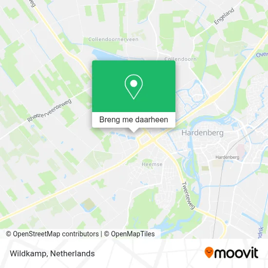 Wildkamp kaart