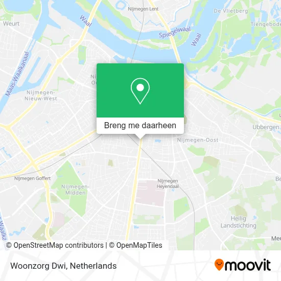 Woonzorg Dwi kaart