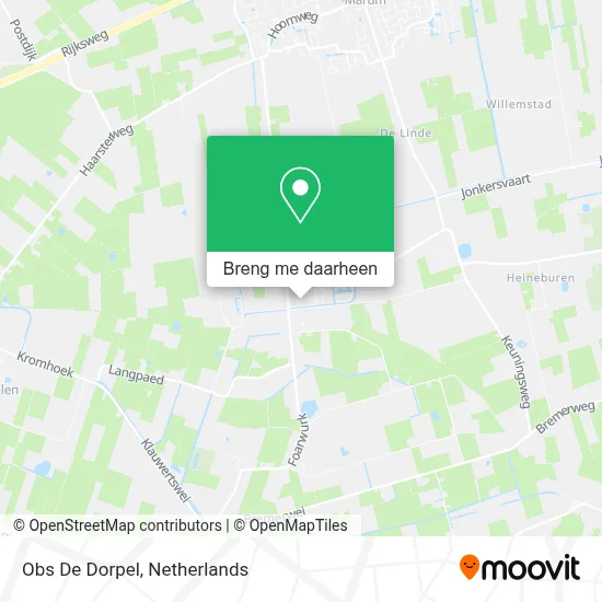 Obs De Dorpel kaart