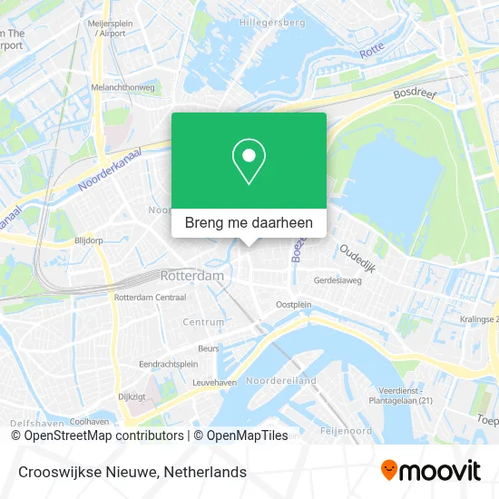 Crooswijkse Nieuwe kaart