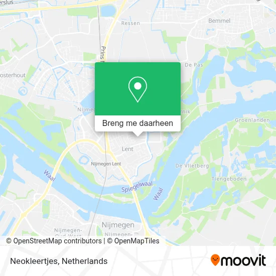 Neokleertjes kaart