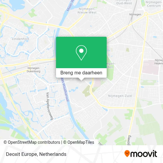 Deoxit Europe kaart