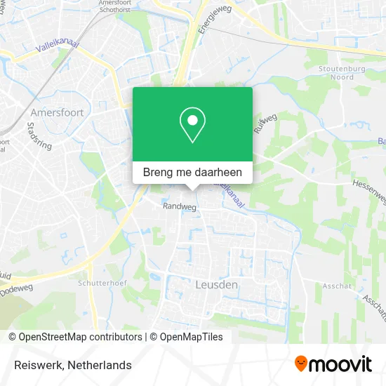 Reiswerk kaart