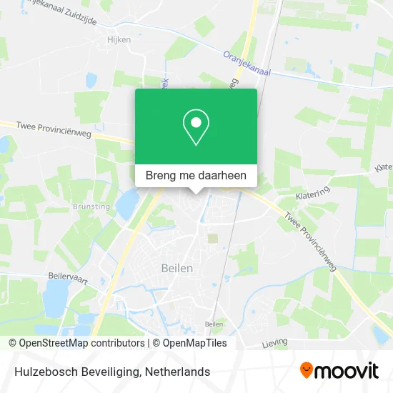 Hulzebosch Beveiliging kaart