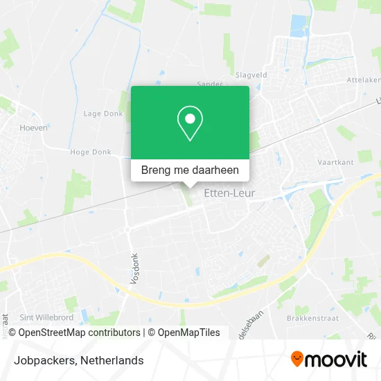 Jobpackers kaart