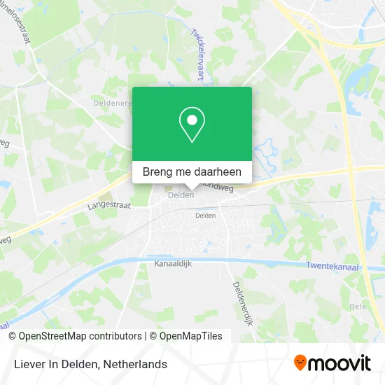 Liever In Delden kaart