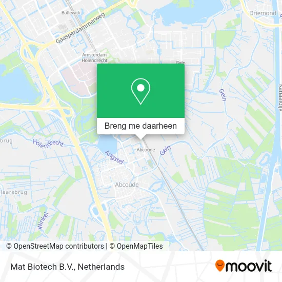 Mat Biotech B.V. kaart