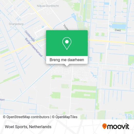 Woel Sports kaart