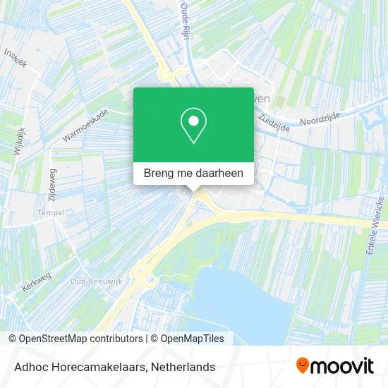 Adhoc Horecamakelaars kaart