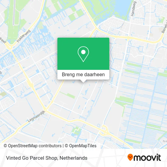 Vinted Go Parcel Shop kaart