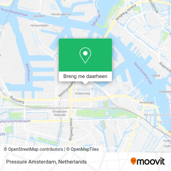 Pressure Amsterdam kaart