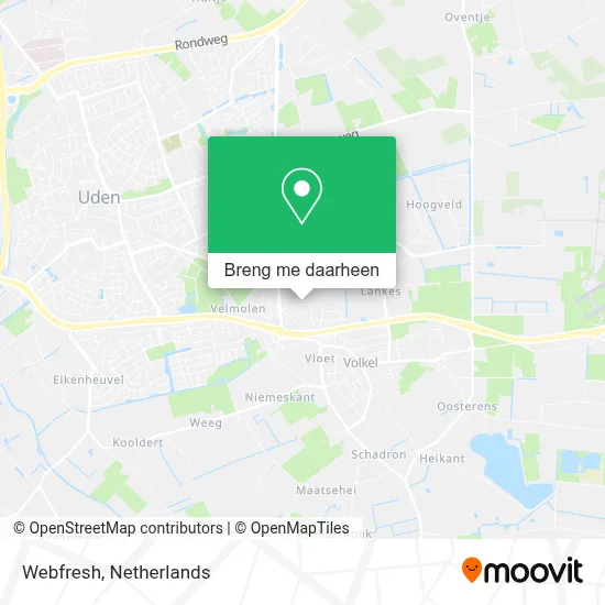 Webfresh kaart
