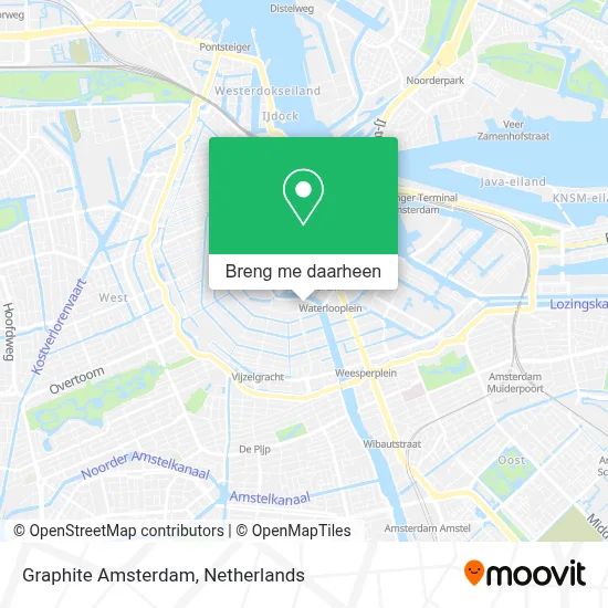 Graphite Amsterdam kaart