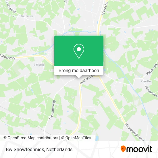 Bw Showtechniek kaart