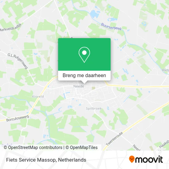 Fiets Service Massop kaart