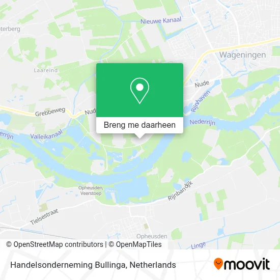 Handelsonderneming Bullinga kaart