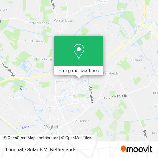 Luminate Solar B.V. kaart