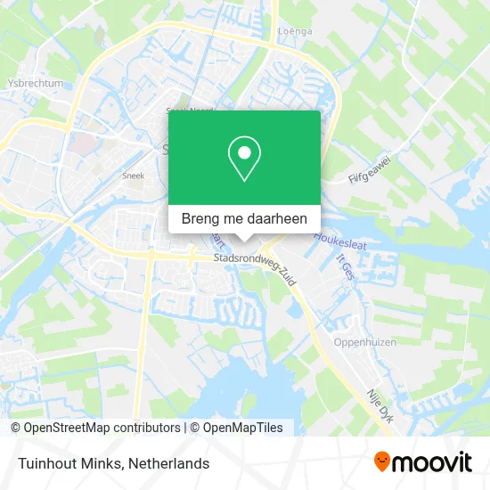 Tuinhout Minks kaart
