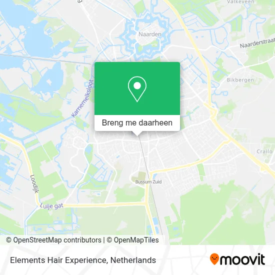 Elements Hair Experience kaart