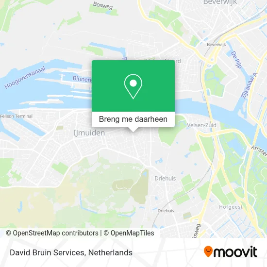 David Bruin Services kaart