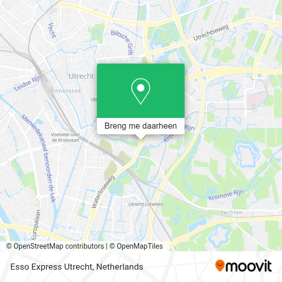 Esso Express Utrecht kaart
