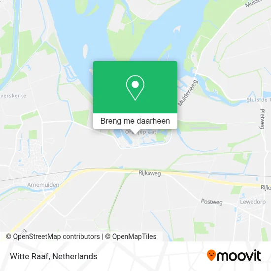 Witte Raaf kaart