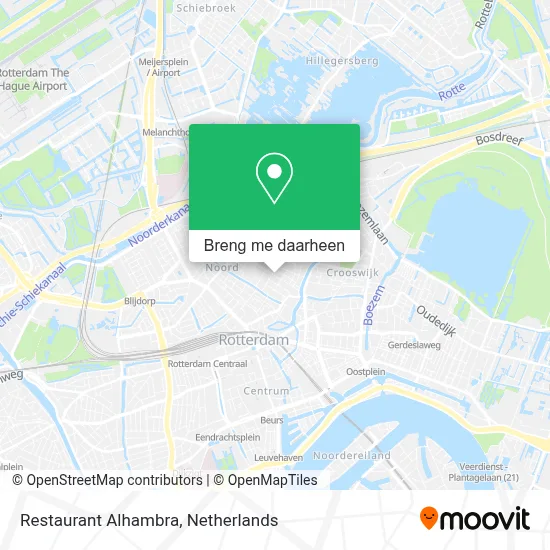 Restaurant Alhambra kaart