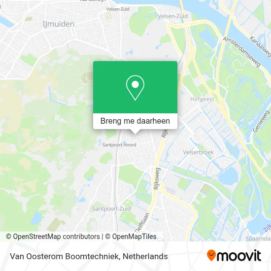 Van Oosterom Boomtechniek kaart