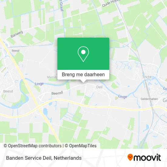 Banden Service Deil kaart
