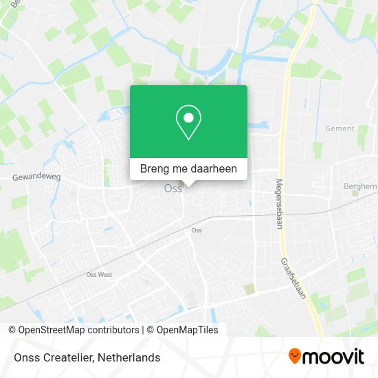 Onss Createlier kaart