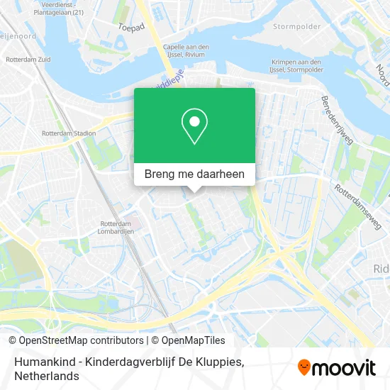 Humankind - Kinderdagverblijf De Kluppies kaart