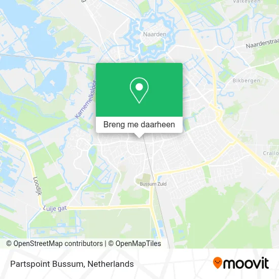 Partspoint Bussum kaart