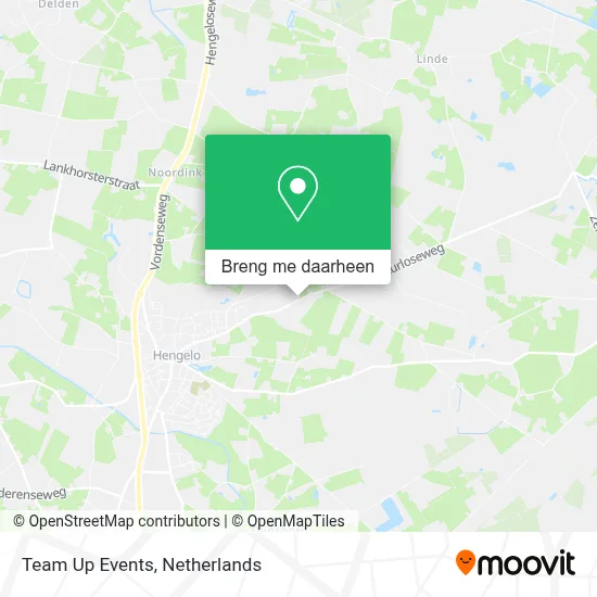 Team Up Events kaart