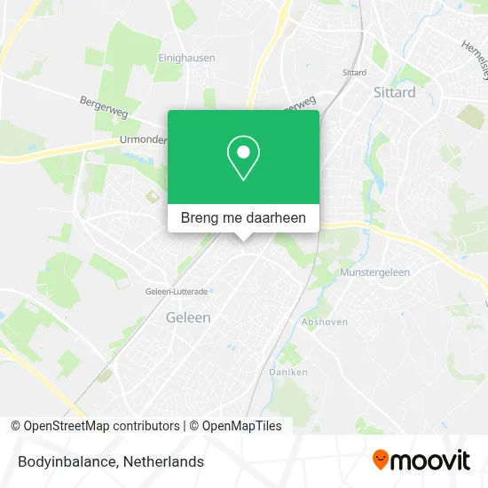 Bodyinbalance kaart