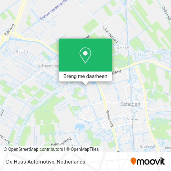 De Haas Automotive kaart