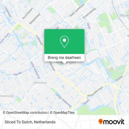 Sliced To Dutch kaart