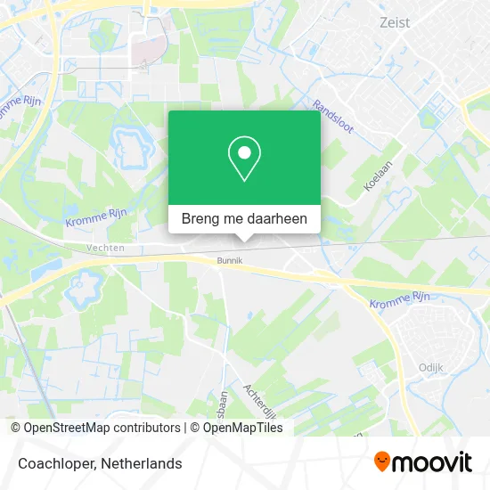 Coachloper kaart