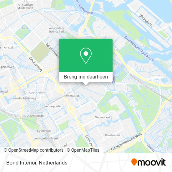 Bond Interior kaart