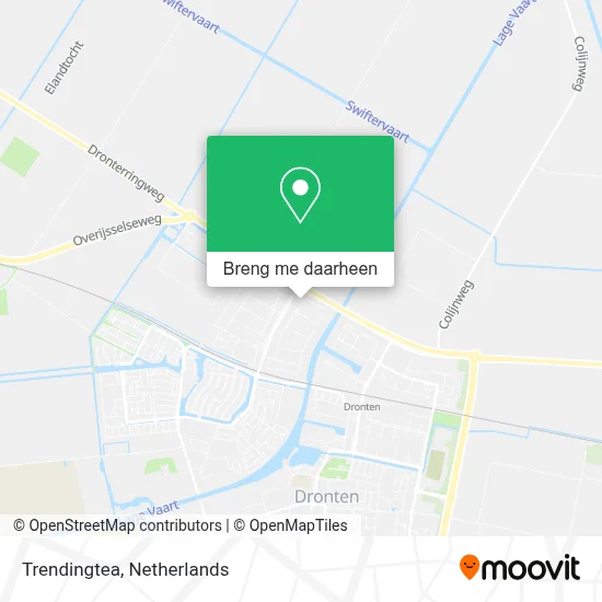 Trendingtea kaart