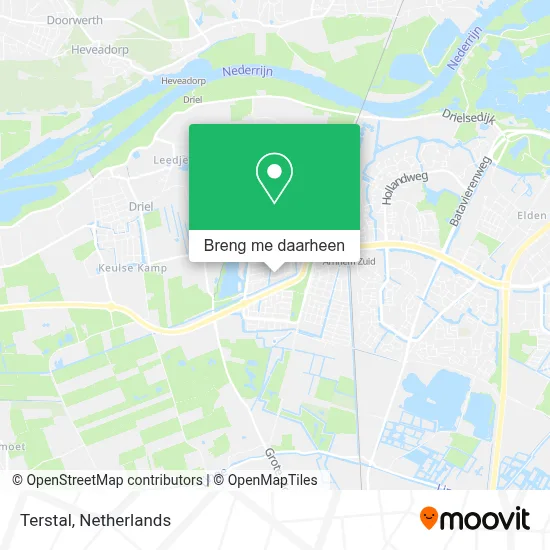 Terstal kaart