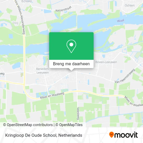 Kringloop De Oude School kaart