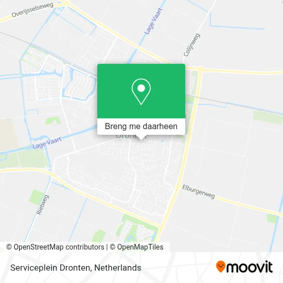 Serviceplein Dronten kaart