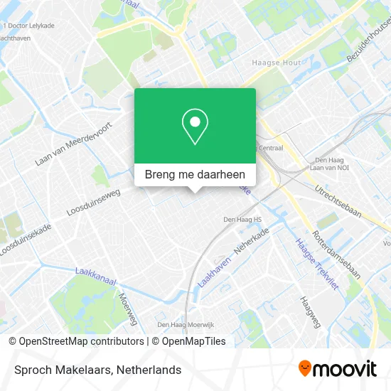 Sproch Makelaars kaart