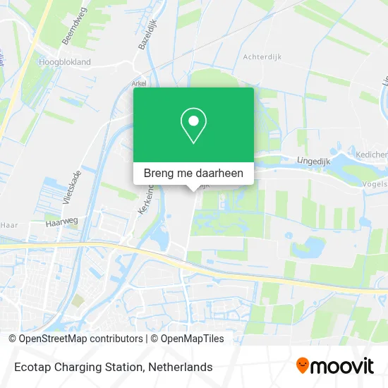 Ecotap Charging Station kaart
